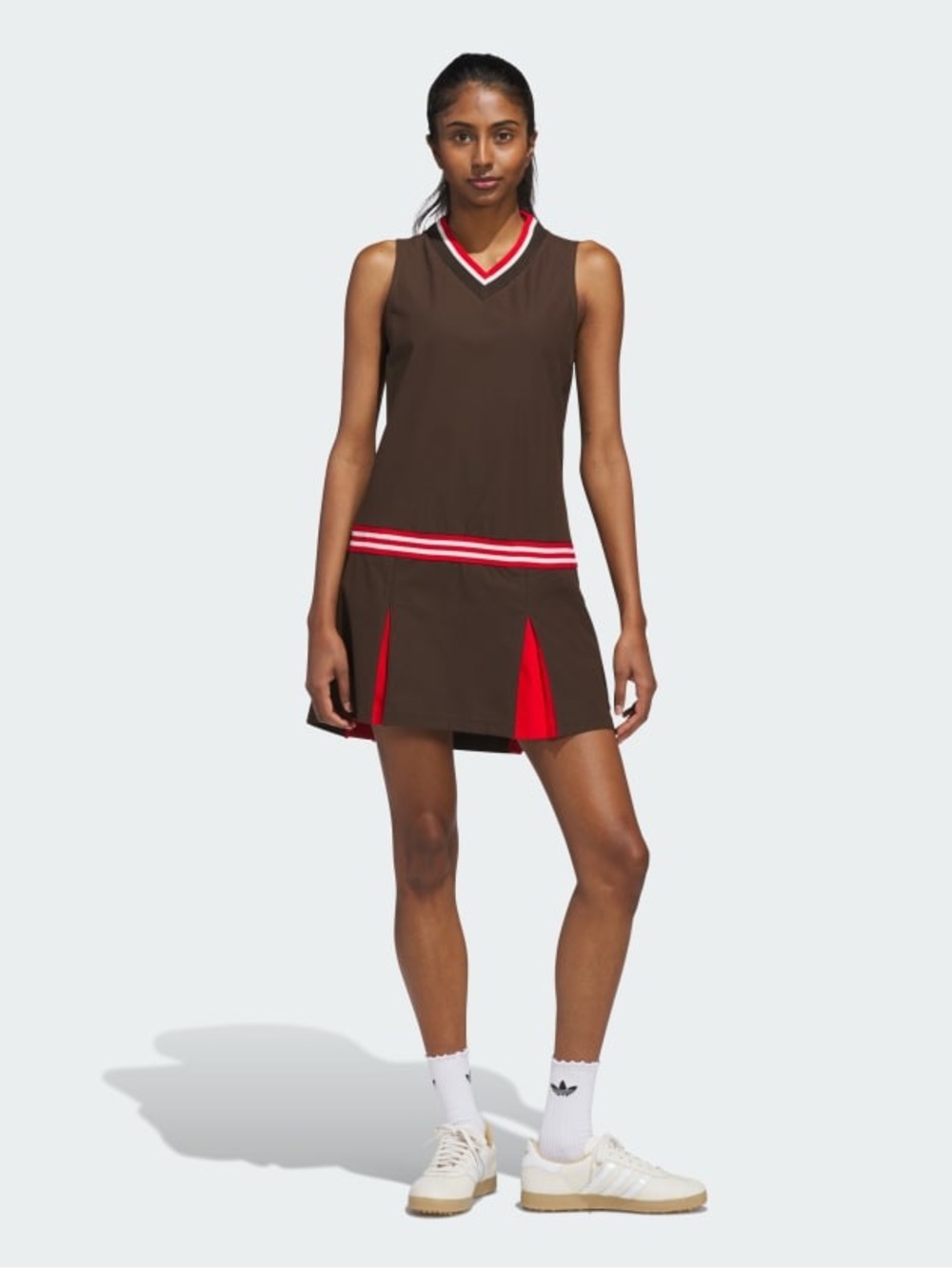 Adidas Chocolate Brown Adidas Originals Dress
